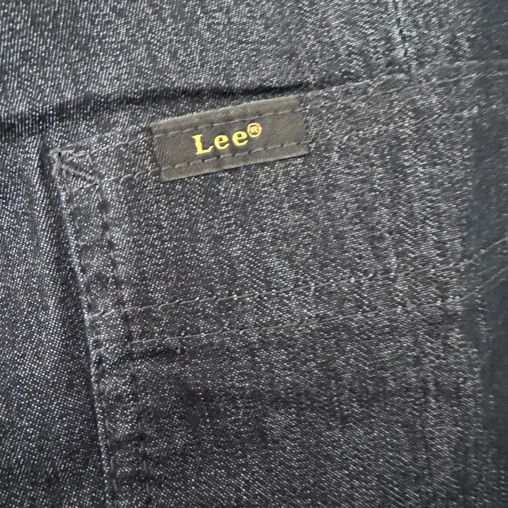 Lee Denim Short Mid Rise Women 8 Indigo Comfort Waistband